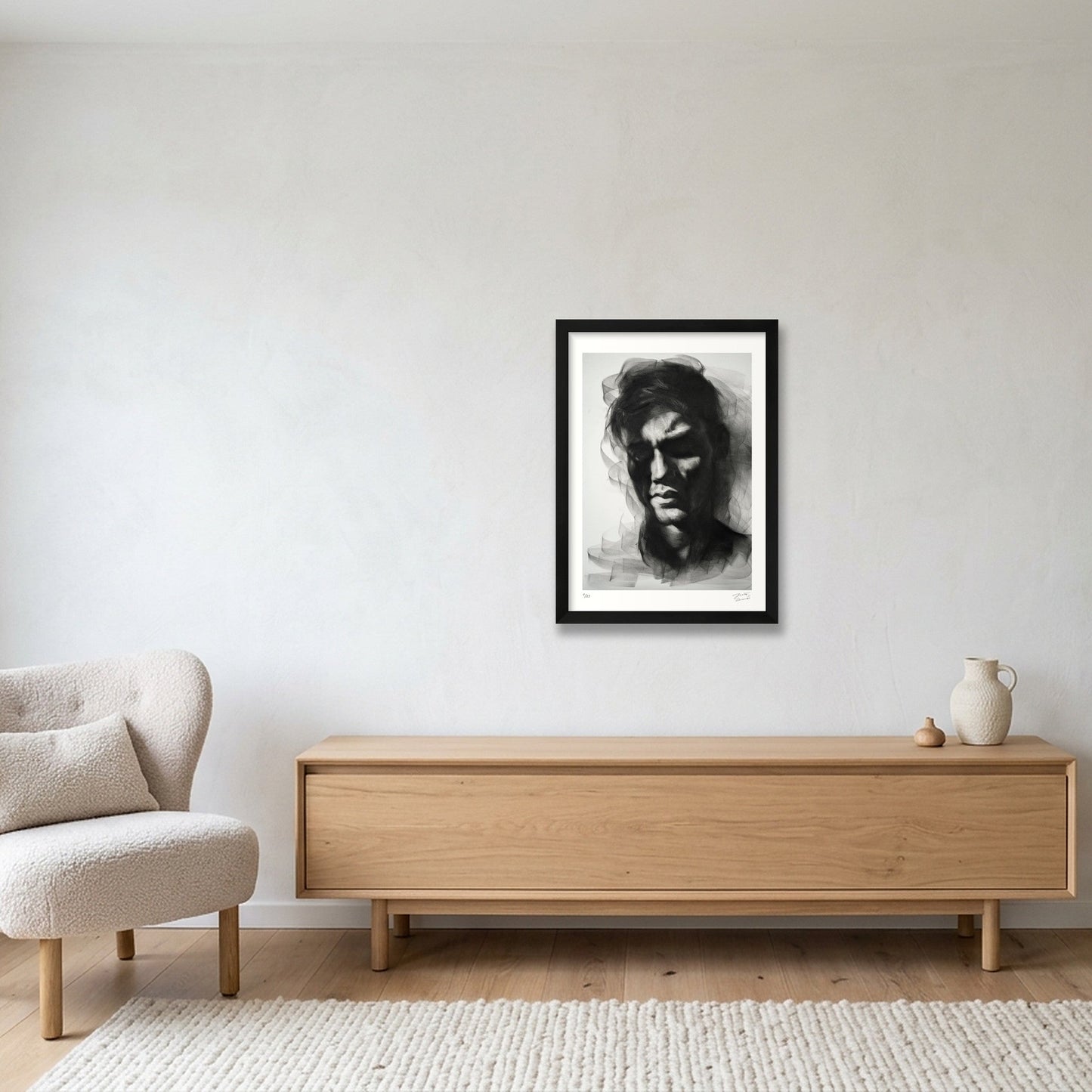 The Threshold — A3 (30×42cm, 12×17") Black Frame