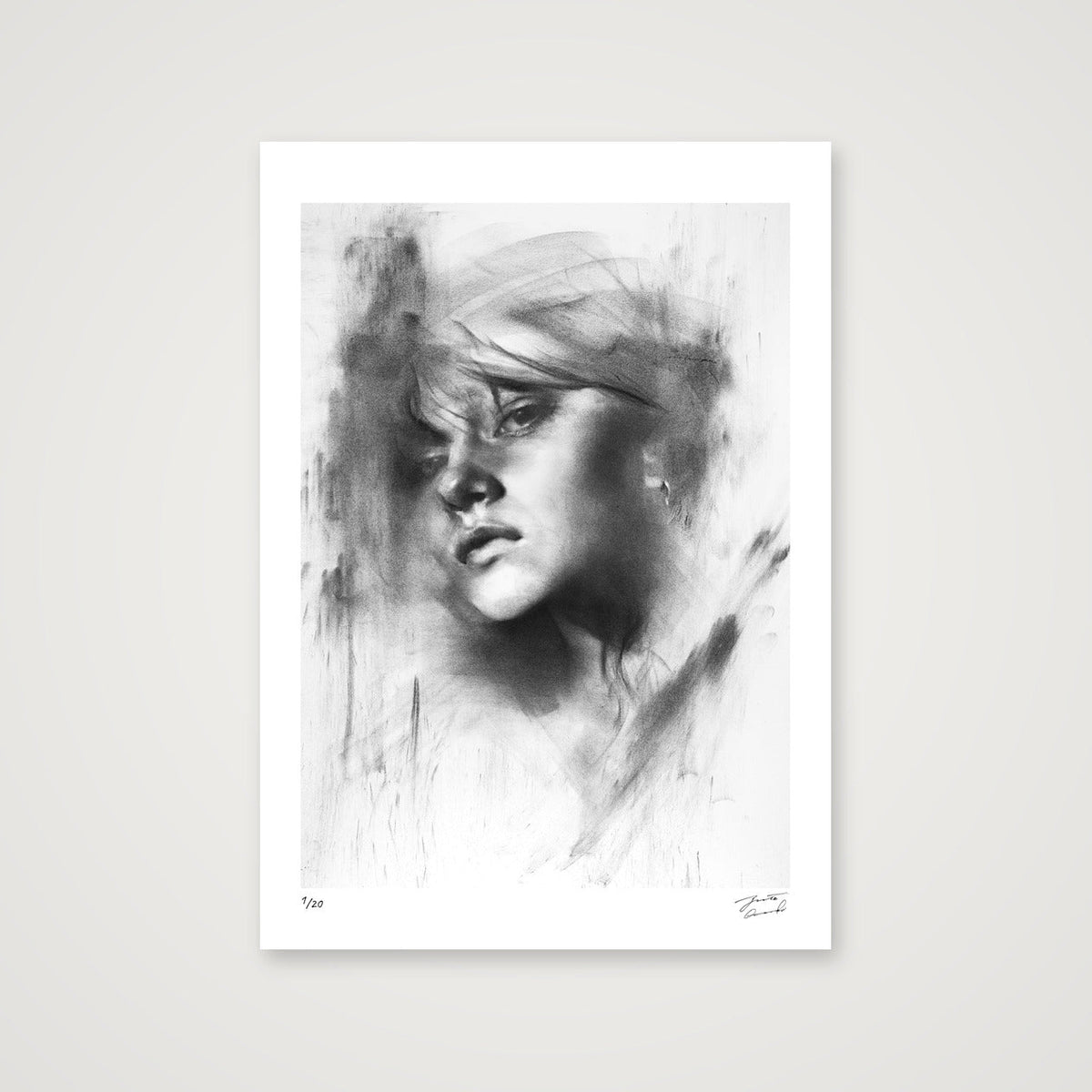 The Remaining Gaze — A2 (42×59cm, 17×23") Print only