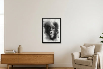 The Shape of Memory_15-6x21-8 — 42×59cm, 17×23" Black Frame
