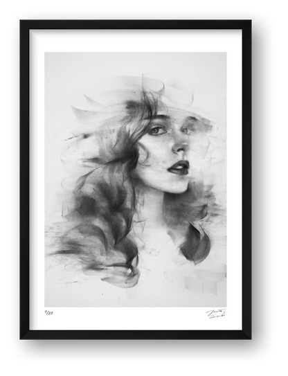 Without Turning — framed