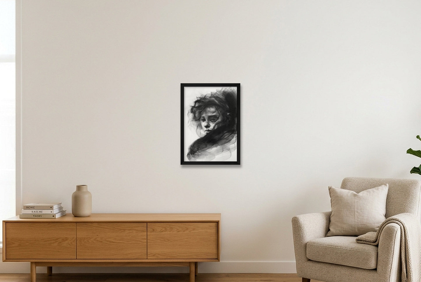 No Longer Waiting_15-3x21-4 — 30×42cm, 12×17" Black Frame