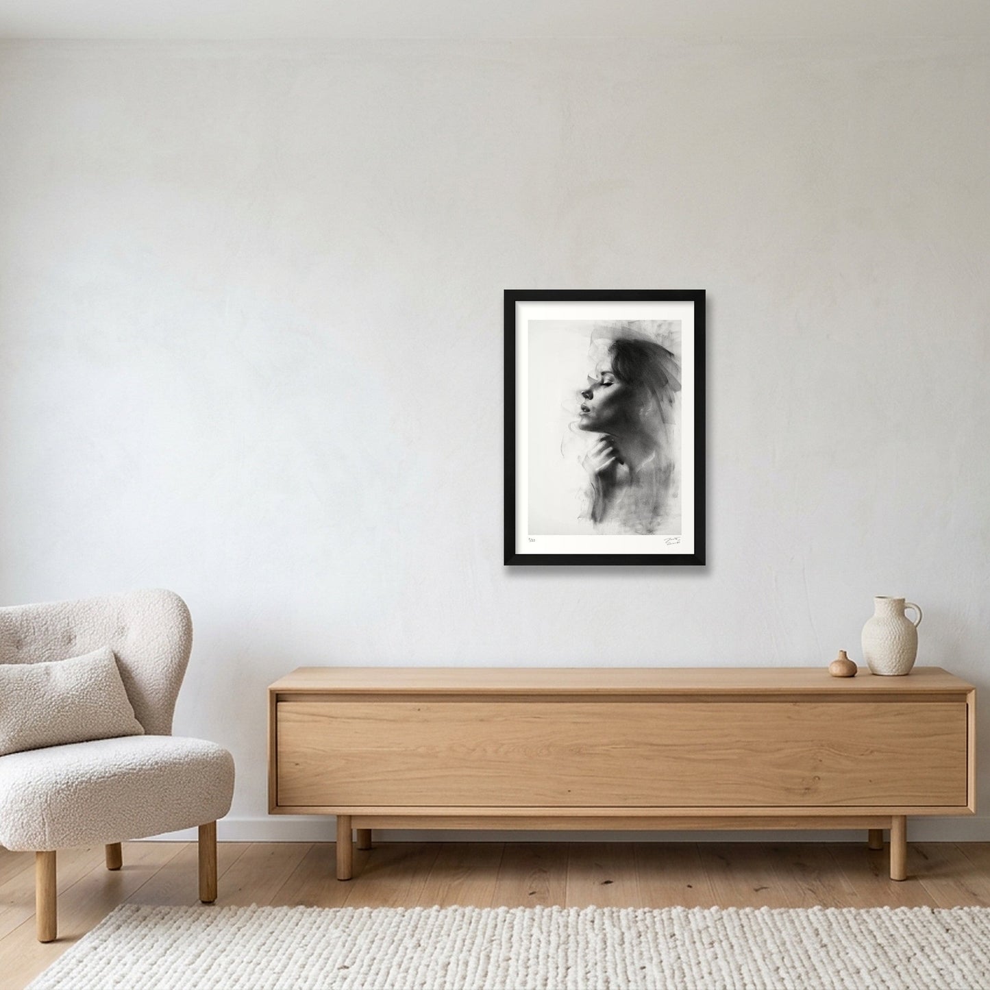 Almost Released — A3 (30×42cm, 12×17") Black Frame