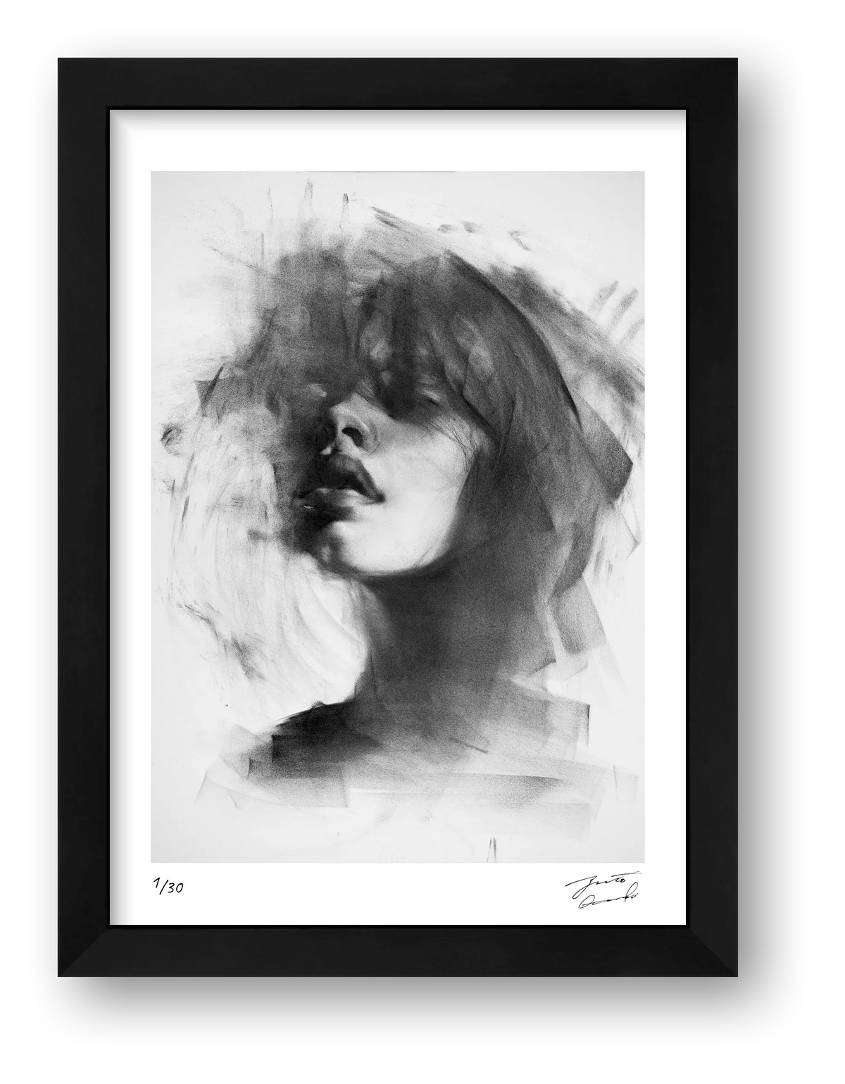 Fading Gaze — framed