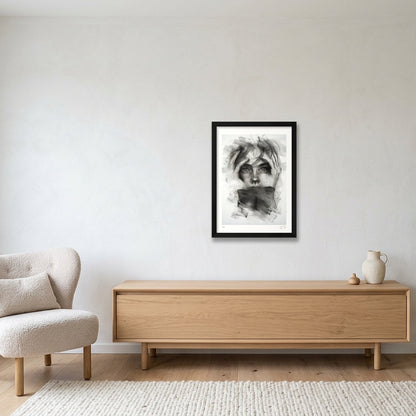 Muted — A3 (30×42cm, 12×17") Black Frame