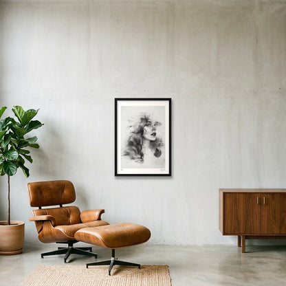 Without Turning — A2 (42×59cm, 17×23") Black Frame