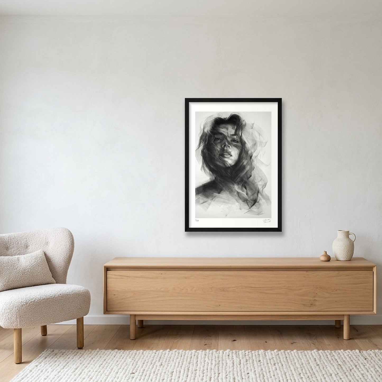 Against The Light — A2 (42×59cm, 17×23") Black Frame