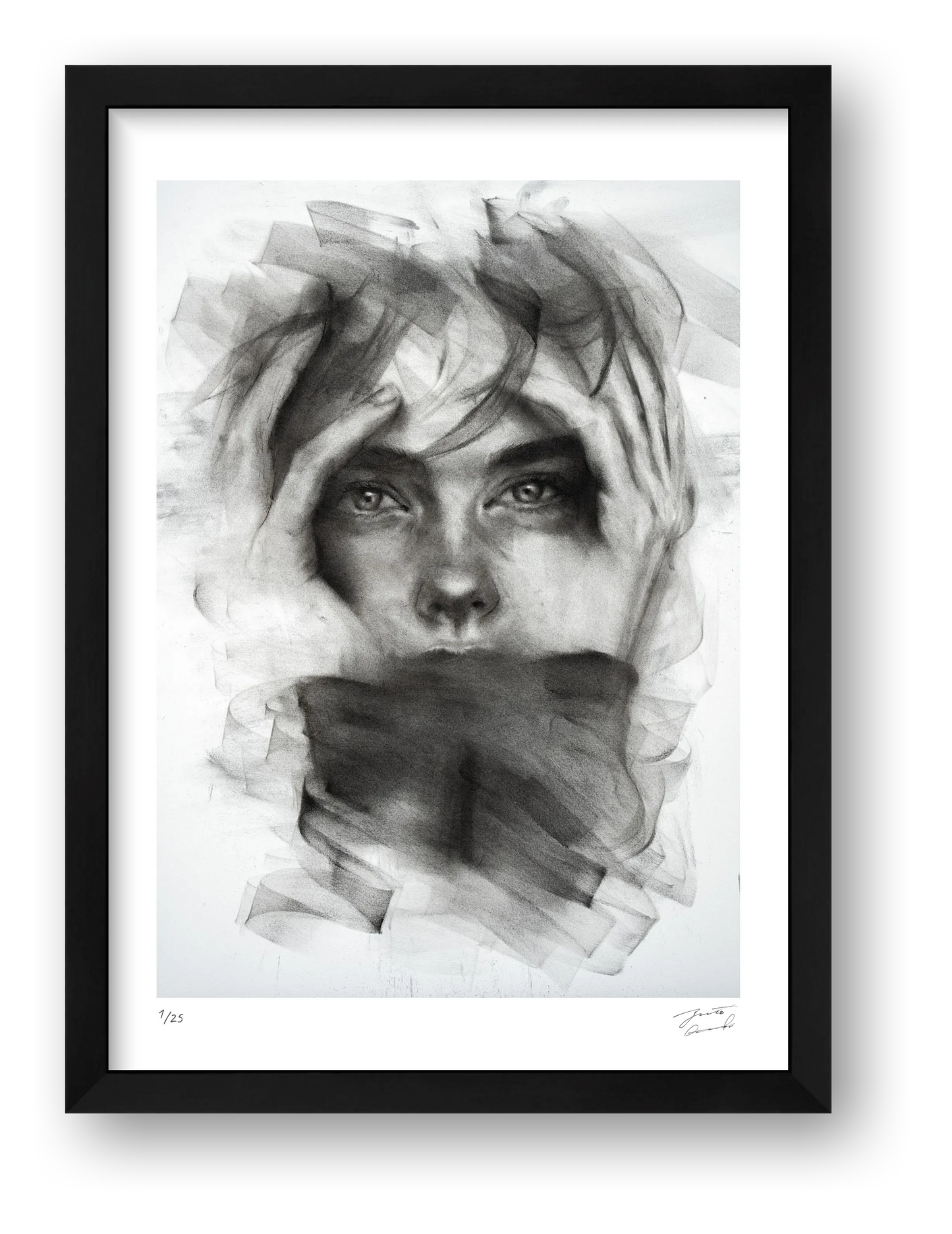 Muted — framed
