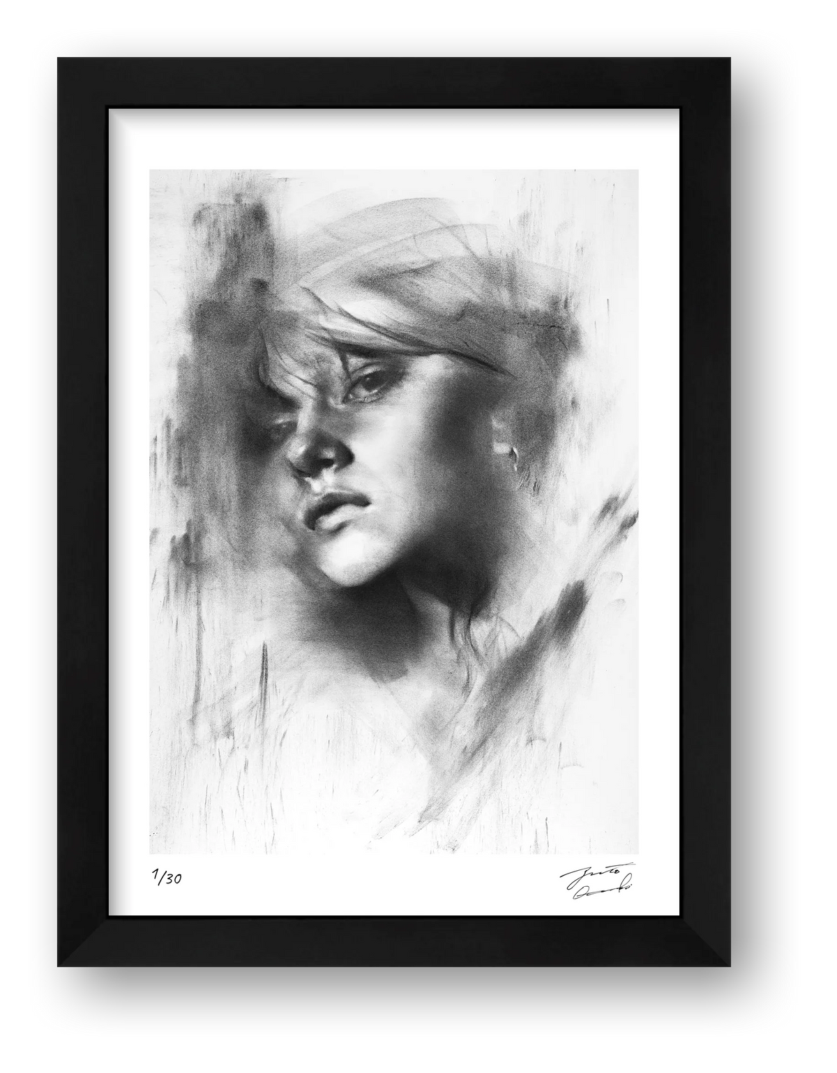The Remaining Gaze — framed