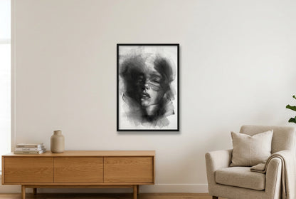 The Shape of Memory_15-6x21-8 — 59×84cm, 23×33" Black Frame