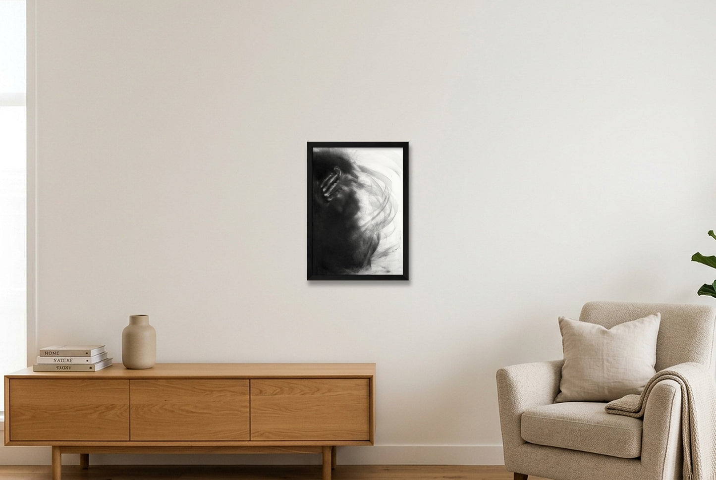 The Quiet Unraveling TIF_15-9x22-3 — A3 (30×42cm, 12×17") Black Frame