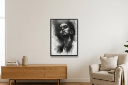 Into the Echo_15-7x22-0 — 59×84cm, 23×33" Black Frame