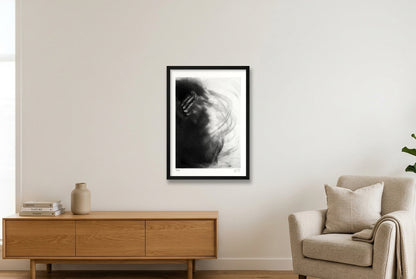 The Quiet Unraveling — 42×59cm, 17×23" Black Frame