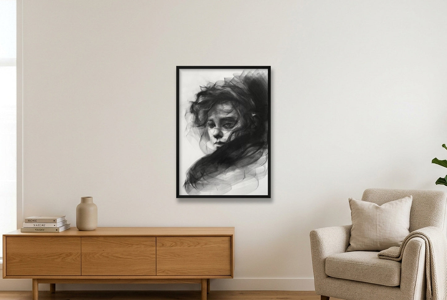 No Longer Waiting_15-3x21-4 — 59×84cm, 23×33" Black Frame