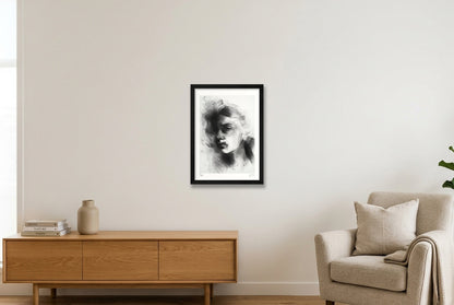 The Last Contour — A3 (30×42cm, 12×17") Black Frame