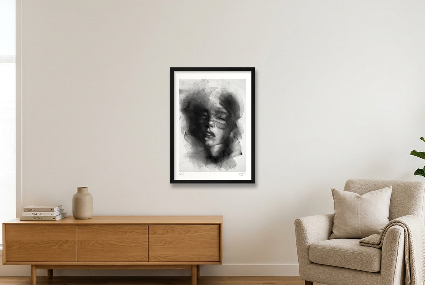 The Shape of Memory — 42×59cm, 17×23" Black Frame