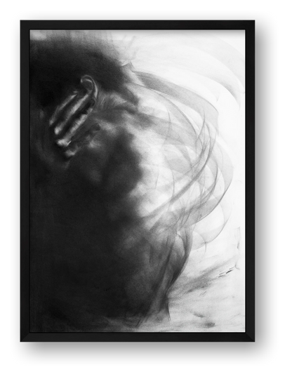 The Quiet Unraveling TIF_15-9x22-3 — framed