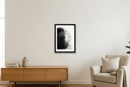 The Quiet Unraveling — A3 (30×42cm, 12×17") Black Frame