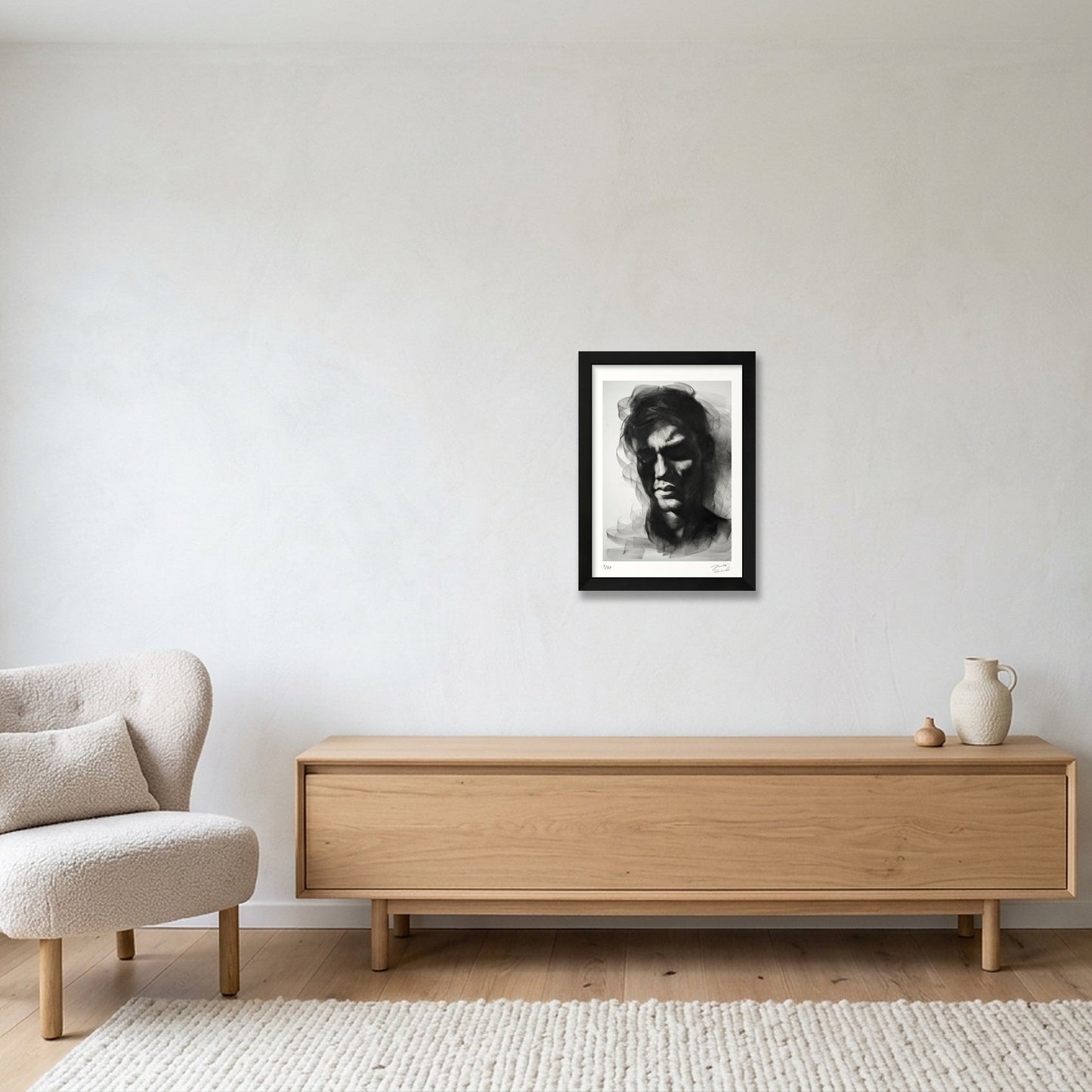 The Threshold — A4 (21×30cm, 8×12") Black Frame